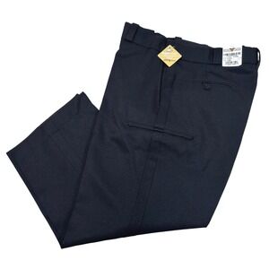 Flying Cross Fechheimer Mens Black Uniform Trousers 38 Reg x 27 Supercrease NEW